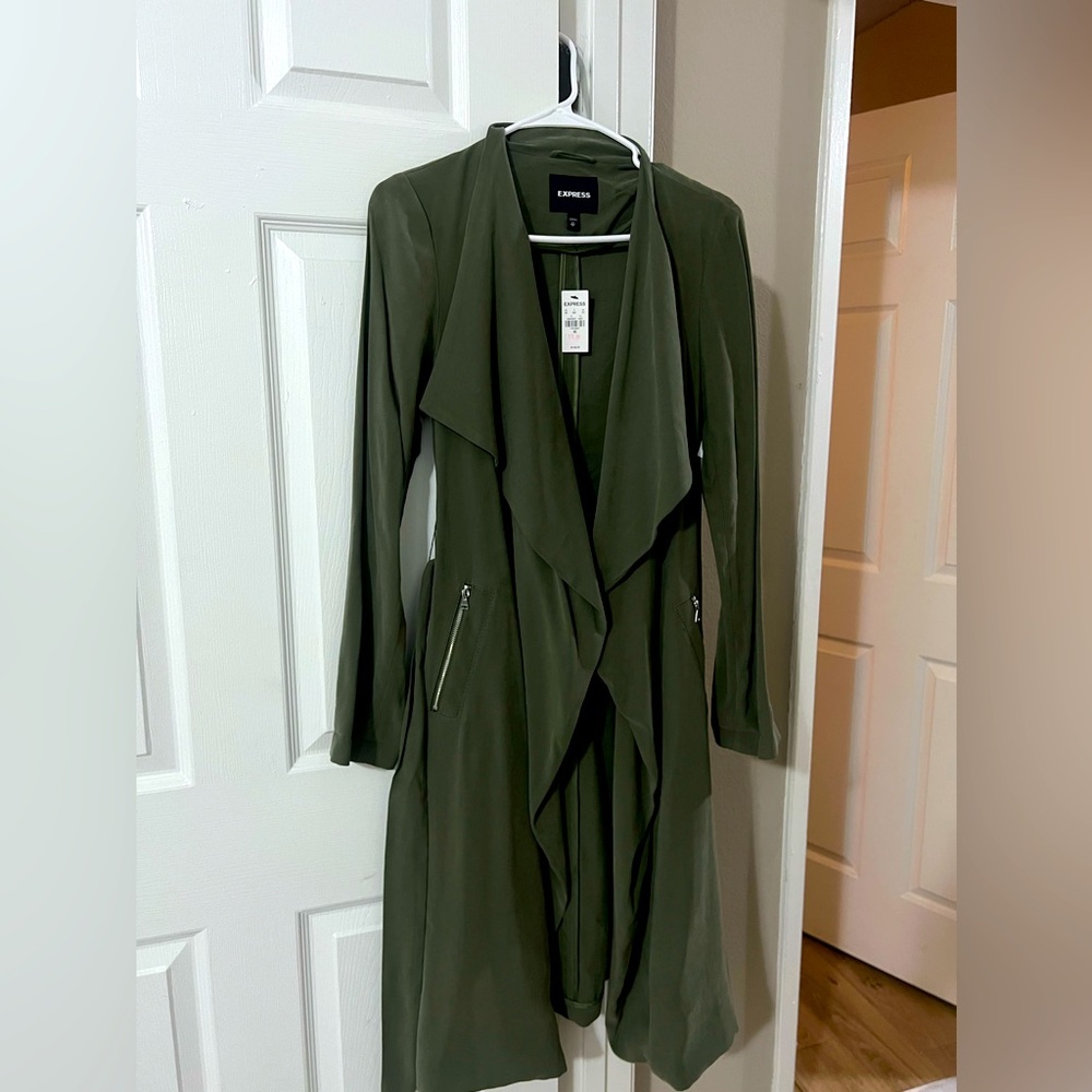 EXPRESS SUEDE TRENCH COAT